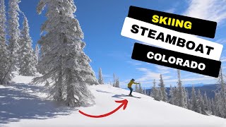 Skiing Steamboat Springs Colorado [upl. by Eilesor]