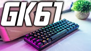 Unboxing and Review  HK GAMING GK61 60 Gateron Optical Mechanical Gaming Keyboard [upl. by Dnomad]