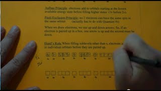 Box and Arrow Orbital Diagram using Pauli Exclusion Principle and Hunds Rule [upl. by Airemahs]