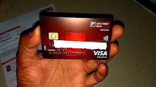 IDFC Signature Debit Card  IDFC Bank Signature Debit Card Unboxing  DEBIT CARD Benefits 2024 [upl. by Nevi999]