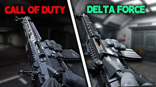 Delta Force Hawk Ops vs Call of Duty  Weapons Comparison  4K [upl. by Nnylyma]