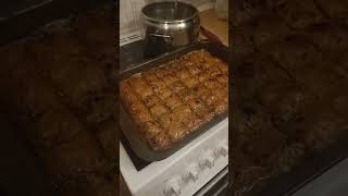 Homemade baklava [upl. by Swen]