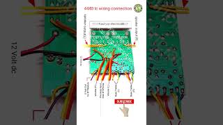 Audio amplifier 4440 ic 2023 Amplifier connection 4440 IC circuit [upl. by Geffner]