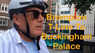 Brompton TLine From St Pancreas via Brompton Junction amp Horse Guards Parade To Buckingham Palace [upl. by Xyla]