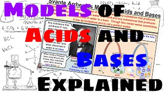 Models of Acids and Bases  Explained [upl. by Haraz]