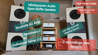 Open Baffle with Terminator FPGA Upgrade different recordingsHQA Main Rig [upl. by Eidissac966]