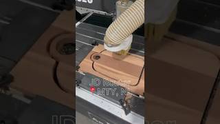 Corte Router cnc en madra sólida de Tzalam🔥 routercnc [upl. by Onitsoga]