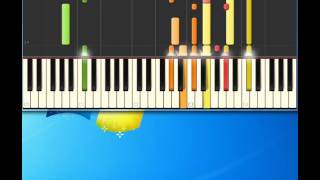 Dr Hook sharing the night together Piano tutorial by Synthesia [upl. by Juieta]