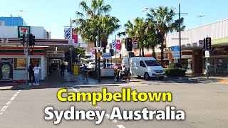 Campbelltown Sydney Australia Winter 2022 Walking Tour [upl. by Ahcsim265]