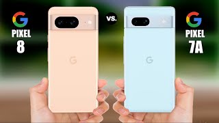 Google Pixel 8 VS Pixel 7a [upl. by Hollinger]