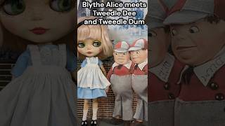 Shocked Blythe doll Alice meets Tweedle Dee and Tweedle Dum [upl. by Lleder]