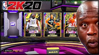 I WENT BACK TO NBA 2K20 MYTEAM TO PULL GOAT GALAXY OPALS [upl. by Lemmueu]