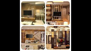 Living Room Partition Wall Design with Tv Stand  Tv Cabinets for Room Divider Ideas Tv Unit Design [upl. by Halyk]