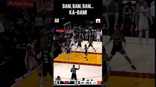 Bam Adebayo led the Miami Heat to a win vs the San Antonio Spurs w only 3 boards GOALS🔥 reaction [upl. by Waterman60]