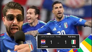 CHIARA NASTIS HUSBAND  THE BORDELLO w Sam Adamo 287  Croatia 11 Italy EURO2024 Reaction [upl. by Inimak928]