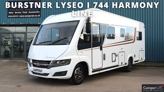 Burstner Lyseo I 744 Harmony Line Motorhome For Sale at Camper UK [upl. by Stiruc296]