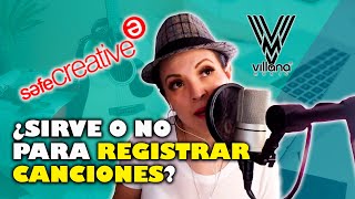 ¿QUÉ TAN SEGURO ES REGISTRAR CANCIONES EN SAFE CREATIVE  VILLANA MUSIC  Angela Fonte [upl. by Diskin]