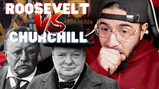 Theodore Roosevelt vs Winston Churchill  Epic Rap Battles of History REACTION [upl. by Leunamesoj]