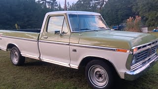 1975 Ford F100 Restoration [upl. by Annoirb]