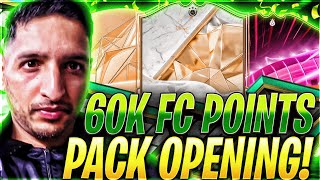 HUGE 60000 FIFA POINTS PACK OPENING  MY BEST PULLS  EA FC25 ULTIMATE TEAM [upl. by Karlens]