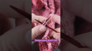 Suspended Bind Off [upl. by Nyvek]