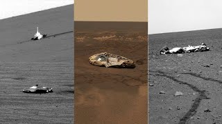 Spacecrafts Spotted by Mars Rovers Perseverance Curiosity [upl. by Grider488]