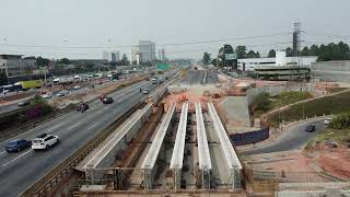 Andamento das obras de expansão da rodovia Castello Branco [upl. by Yates]