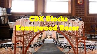 Kennywood Racer  A CDX BlocksLEGO Rollercoaster With POV [upl. by Culhert877]