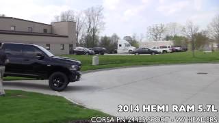 CORSA Exhaust 2014 RAM 57L [upl. by Analeh301]