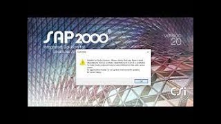 cara instal ampcara mengatasi error unable To find license pada aplikasi CSI SAP2000 [upl. by Hpeseoj301]