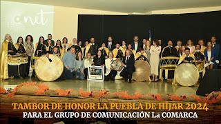 Entrega del TAMBOR de HONOR de La Puebla de Híjar al GRUPO La COMARCA  Semana Santa 2024 [upl. by Gypsie]