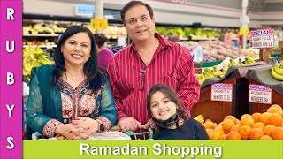 Ramadan Shopping with Hubby VLOG in Urdu Hindi  RKK [upl. by Aidua]