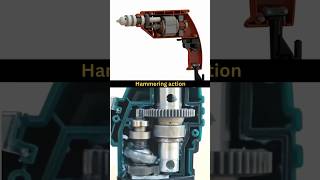 Hammering Action  Drill Machine Working Mechanism caddesign drill hammer drillbeat fabrication [upl. by Aikit740]