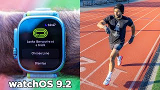 I Tested the NEW Apple Watch Running Features watchOS 92 [upl. by Mellie]