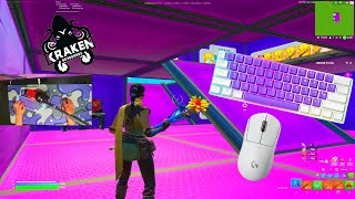 ⭐️Unboxing Kraken Pro 60 Keyboard⭐️ASMR Chill 🤩3V3V3 Go Goated 🎧 Satisfying Fortnite 240 FPS⭐️ [upl. by Airdnahs]