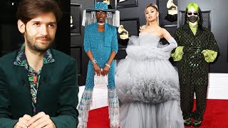 2020 GRAMMYS Fashion Review  Michael Buchinger [upl. by Felicdad98]