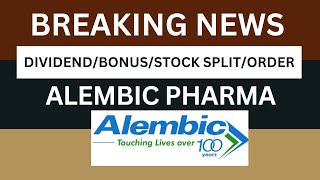 Alembic pharma Breaking News  Alembic pharma Latest News  The Smart Investor [upl. by Valle567]