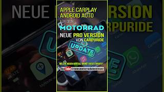 UPDATE Apple CarPlay am BMW Motorrad  NEUE PRO VERSION von Carpuride  W702PRO shorts [upl. by Wildee]