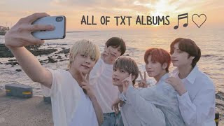 All of TXT albums part 1 🍃🌹 [upl. by Nnoryt]