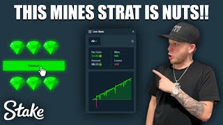 BEST MINES STRATEGY ON STAKE FOR INSANE PROFIT [upl. by Yelsgnik902]