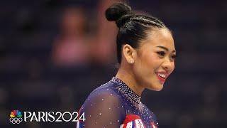 Suni Lee leaves NO DOUBT on Day 1 of US Gymnastics Trials  NBC Sports [upl. by Hnad]