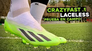 adidas X Crazyfast 1 Laceless  Prueba en campo [upl. by Anma]