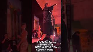 Moneybagg Yo Swarmed By Fans After His Spring Break Show moneybaggyo [upl. by Nahtnhoj217]