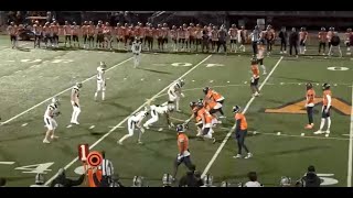 Walpole Varsity Football vs Mansfield [upl. by Lehet]