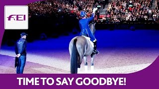 Valegros very last performance  FEI World Cup™ Dressage  London Olympia 2016 [upl. by Eiuqram]