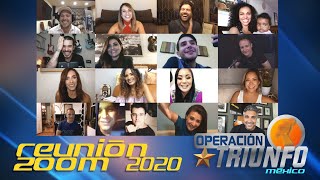 Operación Triunfo México  Reunión Zoom 2020 [upl. by Atteoj699]