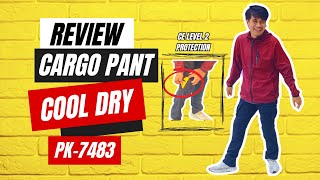 KOMINE PK7483 COOL DRY CARGO PANTS  PANT REVIEW  STYLO PUNYE RIDING PANT [upl. by Ardie]