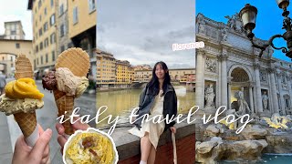 STUDY ABROAD DIARIES 5 days in italy 🇮🇹 visiting florence and exploring the streets of rome 🍝🍨 [upl. by Tima168]