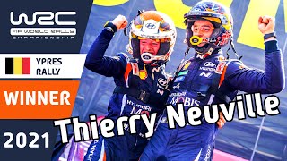 WINNER  Renties Ypres Rally Belgium 2021  Thierry Neuville and Martijn Wydaeghe  WRC Highlights [upl. by Aurel750]