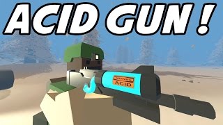 Unturned  Acid Gun and Flare Gun Unturned Mods [upl. by Ylrebma]